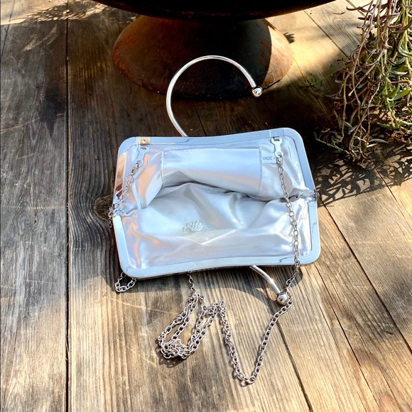 Rhinestone Clutch Crossbody Flowy mesh - Picture 5 of 15